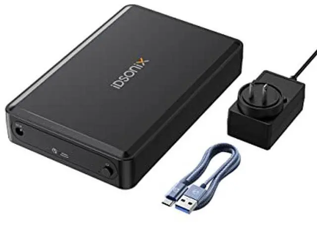 Main image of iDsonix Gray M.2 NVMe SSD Case Hard Drive Enclosure NVMe SSD USB C 3.1 Ultra 10G Speed External HDD Caddy Tool-Free Design for UASP, M.2 NVMe SATA Suitable for, Routers, PS4