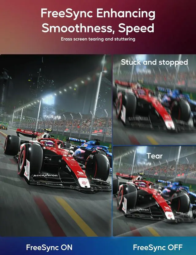 Alt view image 5 of 5 - KEEPTIME 16'' 2.5K 144Hz Portable Gaming Monitor for Laptop, 2560P×1440P IPS Screen with HDR, 1000:1 FreeSync, Ultra Slim & Eye Care,Travel Monitor External Screen for Laptop, PC, PS5, Mac, Xbox