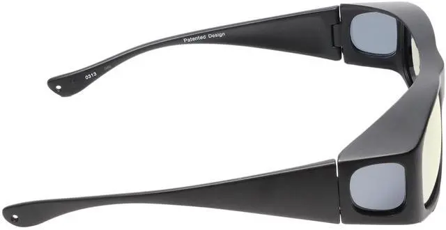 Alt view image 3 of 5 - Medspex Fl013 Photochromic Transition Glasses Black/Yellow Therapeutic Color Therapy Blue Light Sensitivity Chromotherapy