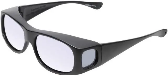 Main image of Medspex Fl013 Photochromic Transition Glasses Black/Violet Therapeutic Color Therapy Blue Light Sensitivity Chromotherapy