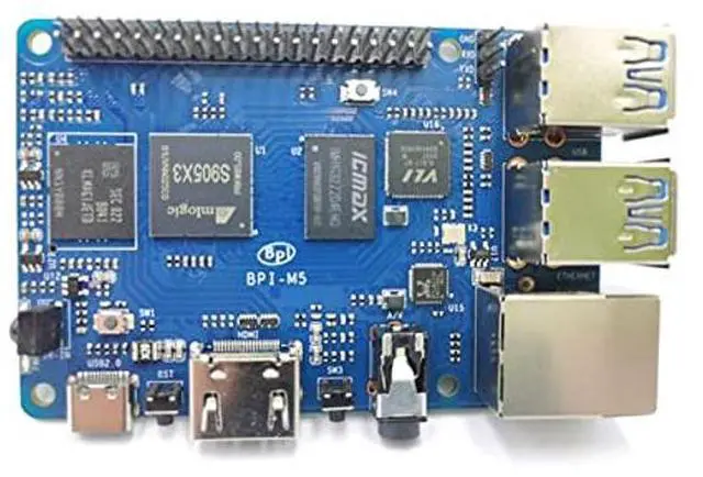 Alt view image 2 of 5 - Banana PI BPI M5 New Generation Single Board Computer Amlogic S905X3 Design