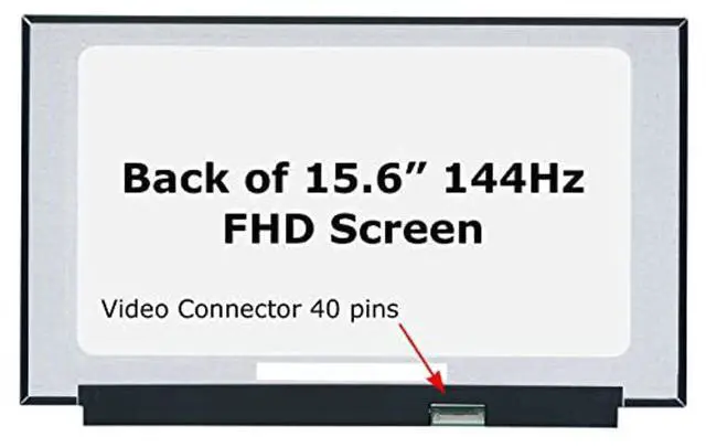 Alt view image 2 of 5 - SCREENARAMA New Screen Replacement for HP pn N13295-001 (40pin 144Hz) FHD 1920x1080 IPS LCD LED Display with Tools and Tape