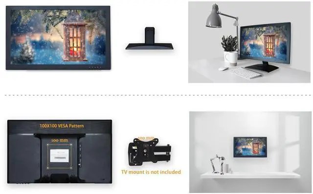 Alt view image 4 of 5 - SECURITYVIDEODIRECT SVD 19.5" Security Monitor, 5MP/2560x1920 Super HD BNC Resolution, 3D Comb Filter, HDMI & BNC Inputs, Works with 5MP Security Cameras for DVR/NVR/PC