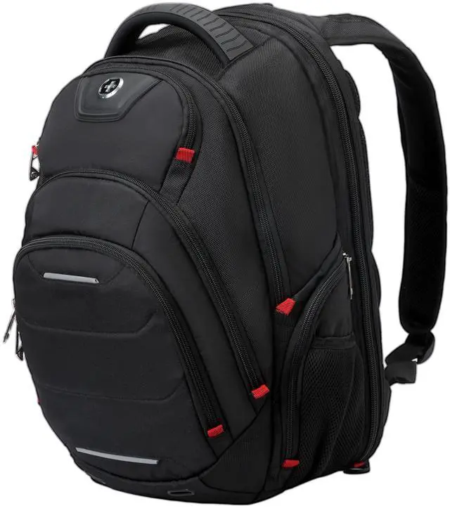 Main image of Swissdigital Neptune TSA-Friendly USB Charging, Sunglasses Holder, RFID Protection Laptop Backpack