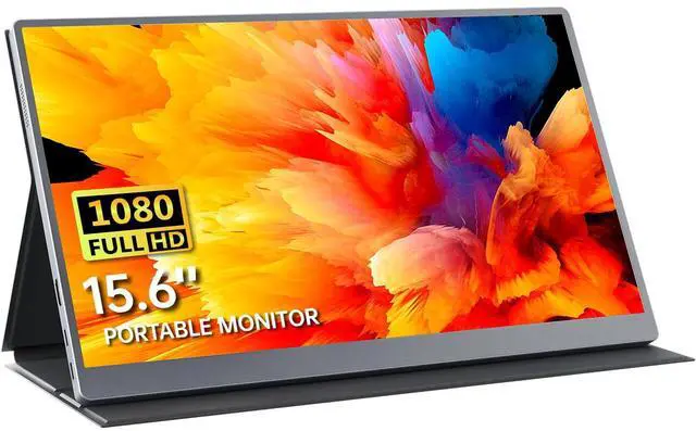 Main image of Upperizon Portable Monitor 15.6 Inch 1080P FHD HDR IPS Travel Screen HDMI USB-C Portable Monitor for Laptop MacBook PC Surface Xbox PS4/5 with Cover, VESA Compatible