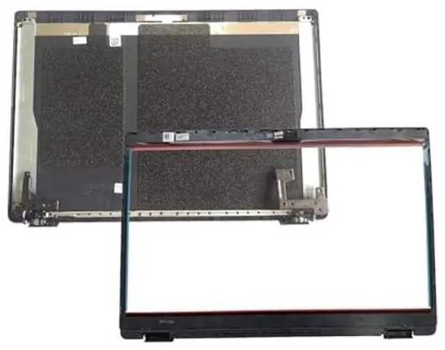 Alt view image 3 of 4 - 08XVW9 8XVW9 0GCK6R GCK6R Replacement Laptop LCD Back Cover Top Case Rear Lid with Hinges and Front Bezel Frame for Dell Latitude 3510 E3510 Black
