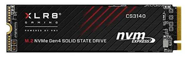 Main image of PNY XLR8 Gaming CS3140 1TB PCIe Gen4 SSD - Up to 7500/5650 MB/s, M.2 2280, 3D NAND - PS5/PC/Laptop Upgrade for Gamers, Creators, and Heavy-Duty Setups - Internal Solid-State Drive - M280CS3140-1TB-RB