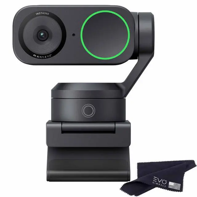 Main image of Insta360 Link 2-PTZ 4K Webcam with 1/2" Sensor, AI Tracking, Gesture Control, HDR, Noise-Canceling Mic, Webcam for Laptop, Live Streaming, Gaming