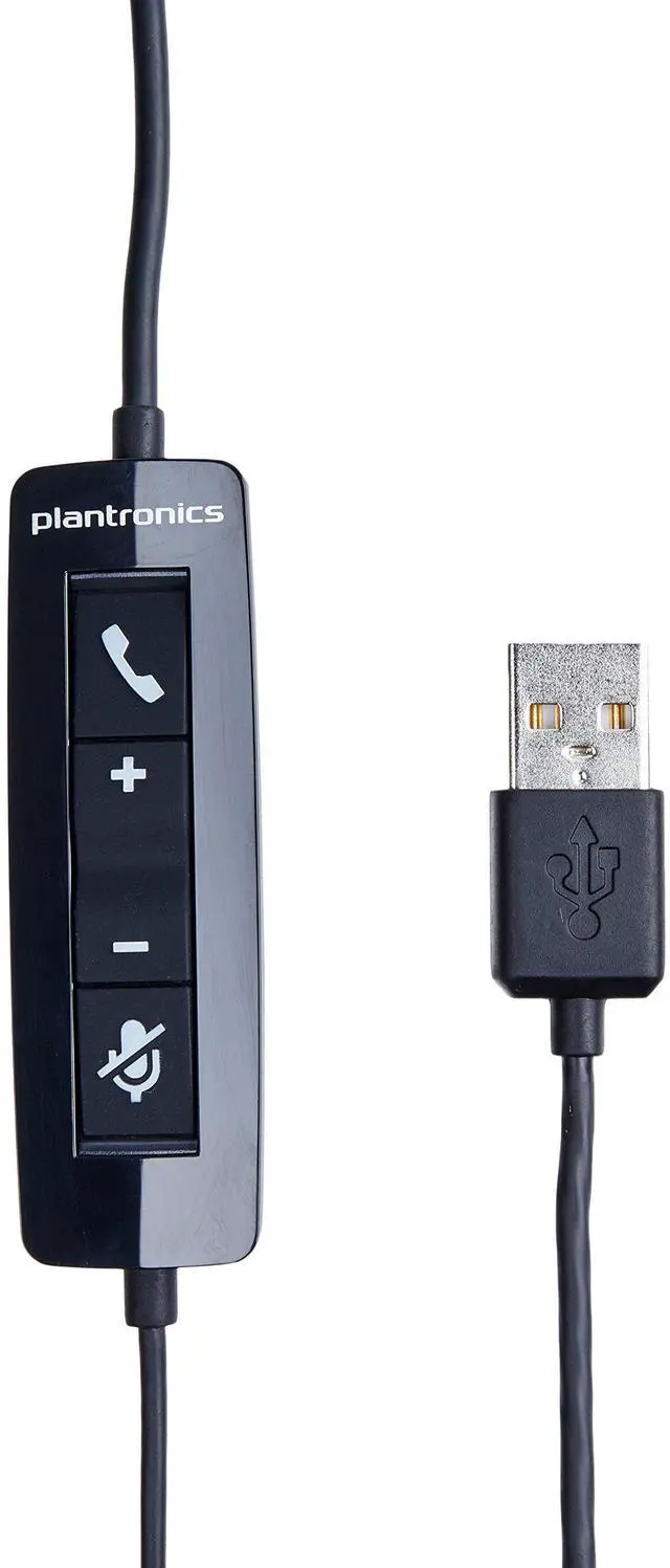 Alt view image 2 of 4 - Plantronics Blackwire C435-M Stereo or Mono UC Headset, Microsoft Lync Compatible - Non-Retail Packaging - Black