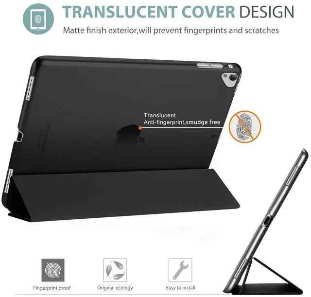 Alt view image 2 of 5 - ProCase Ultra Slim Case Bundle with Matte Screen Protector for iPad Pro 12.9 Inch 2nd Gen / 1st Gen 2017 2015