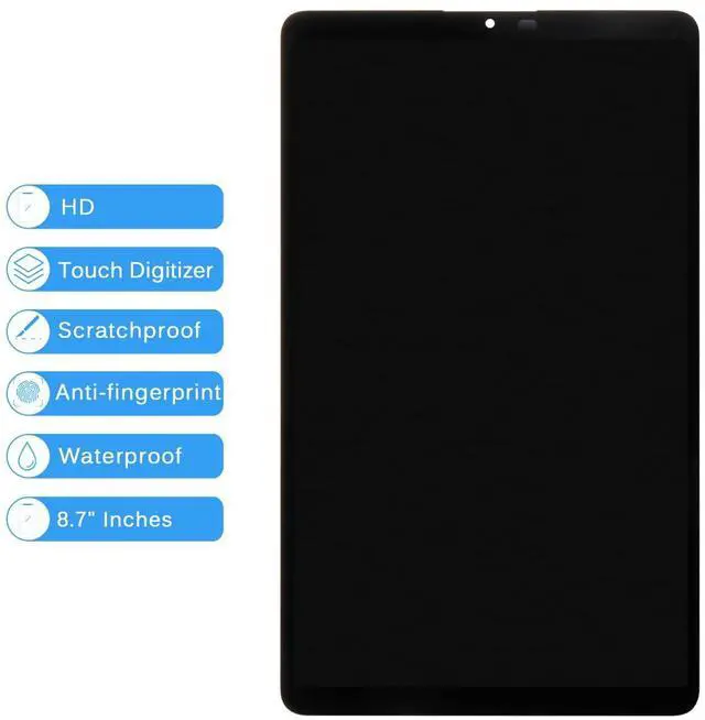 Alt view image 2 of 5 - for Galaxy Tab A9 LCD Screen Replacement for Samsung Galaxy Tablet Tab A9 8.7" SM-X110 X110 LCD Display Digitizer Touch Screen Assembly 8.7 inch Repair Parts+Tools(Black)