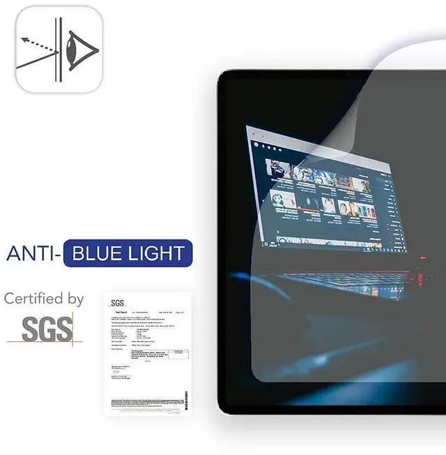 Alt view image 5 of 5 - ARMOR Flexible Glass Paper Texture Feel Screen Protector for iPad Pro 11" (1st/2nd/3rd/4th GEN) / iPad Air 10.9" (4th/5th GEN), Anti-Glare with Blue Light Filter