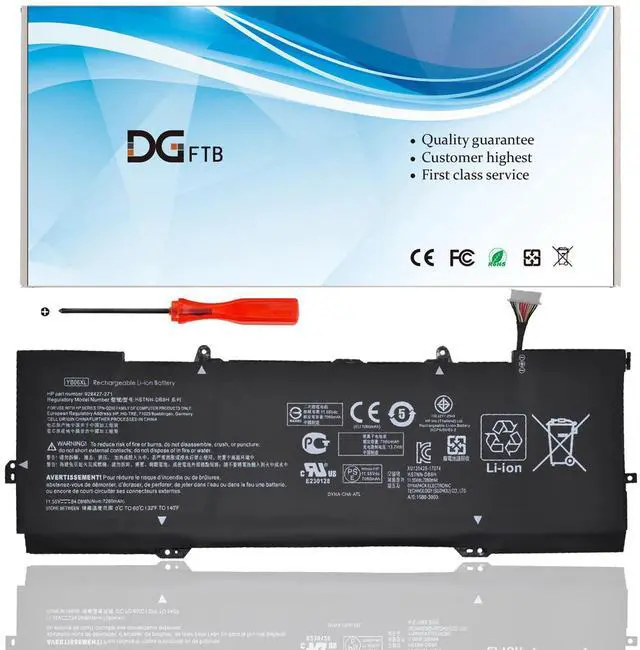 Main image of DGTECH YB06XL Laptop Battery Replacement for HP Spectre X360 15-CH 2018 15-CH000NA 15-CH000TX 15-CH004NL 15-CH005NG 15-CH012TX Series HSTNN-DB8H HSTNN-DB8V 928427-271 926372-855 YB06084XL 84.08Wh
