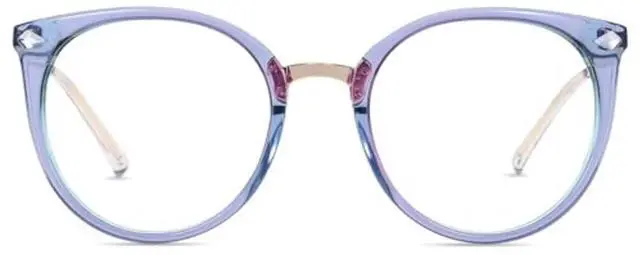 Alt view image 4 of 5 - Firmoo Blue Light Blocking Glasses, Anti Digital Eyestrain Computer Glasses Scratch Round Lightweight Eyewear Frames