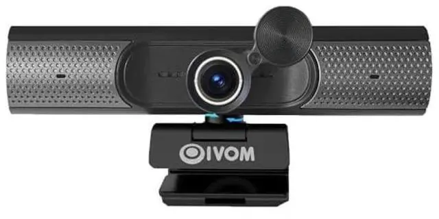 Main image of Webcam with Microphone and Speaker, 3 in 1 USB Camera with Privacy Cover, Plug and Play, Conference Streaming Webcam, Wide Angle Camera (1080P Mic Speaker)