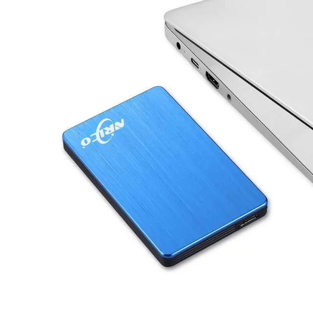 Alt view image 4 of 5 - NRICO 500GB Portable External Hard Drive USB 3.0 HDD 2.5inch Storage Compatible for PC, Mac, Desktop,PS4 (500GB, Blue)