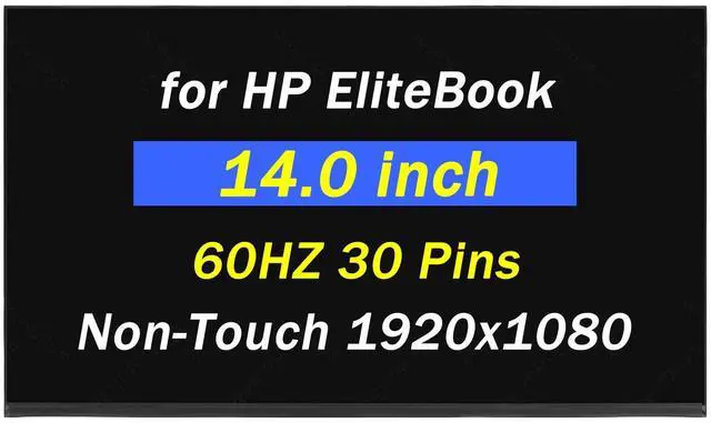 Main image of PEHDPVS Replacement for HP EliteBook 640 G9 G10 / 645 G9 G10 for EliteBook 840 G7 G8 / 845 G7 G8 FHD 1920x1080 30pins 60Hz 13.3" LED LCD Screen Display Screen Panel (Only for Non-Touch Screen)