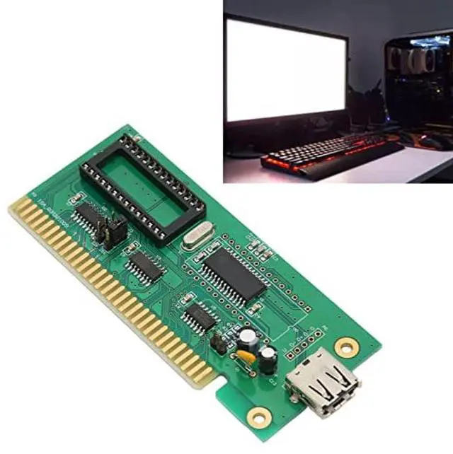 Alt view image 5 of 5 - ISA to USB Card, PCB ISA to USB Adapter Card Supports Hot Swappable U Disk, ISA to USB Adapter Board for Win 3.X for Win 95 98 ME, ISA to USB Card for Industrial Control