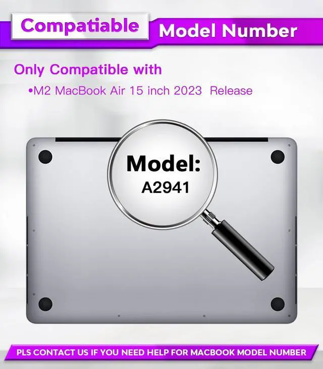 Alt view image 2 of 5 - PYS(r) Privacy Screen MacBook Air 15 inch Compatible with MacBook Air 15.3 Inch Newly Release(2023-2024),Model A3114/A2941 with M3/M2 Chip,Laptop Privacy Screen Shield/Removable/Anti-Spy/Bubble Free