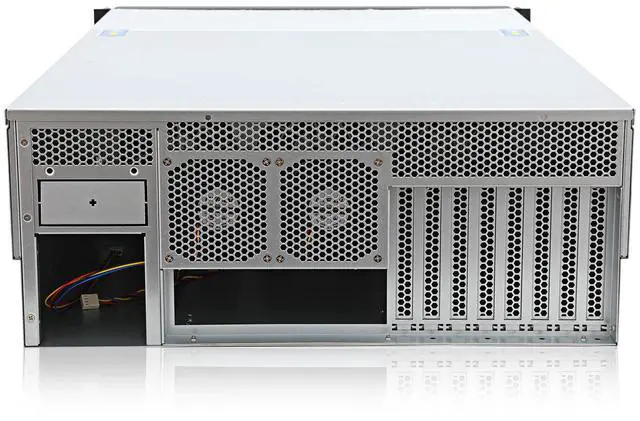 Alt view image 4 of 5 - Rackchoice 4U 24bay Hotswap 12Gbps Swappable screwless 24 x 3.5/2.5 Chassis with sliidng Rail and SFF-8643 Minisas to SATA Cables with keylock Door
