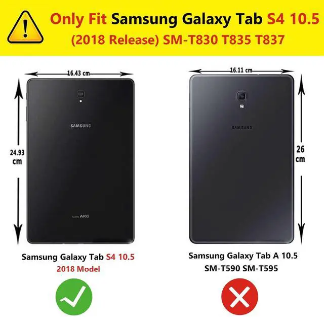 Alt view image 2 of 5 - Shockproof Case for Samsung Galaxy Tab S4 10.5'' 2018 (SM-T830 SM-T835 SM-T837),Portable Heavy Duty Tablet Cover with 360 Rotating Stand Handle Strap & Shoulder Belt Carrying Case (New Blue)