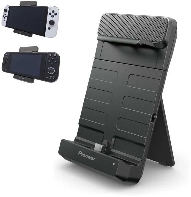 Main image of Pioneer Gaming Speaker for Switch / PIMAX -Black, Speaker Sound TECTOR USB Type-C Portable Lightweight Surround Stand for Switch / PIMAX. Charging Port for Switch / PIMAX TQ-PG300K