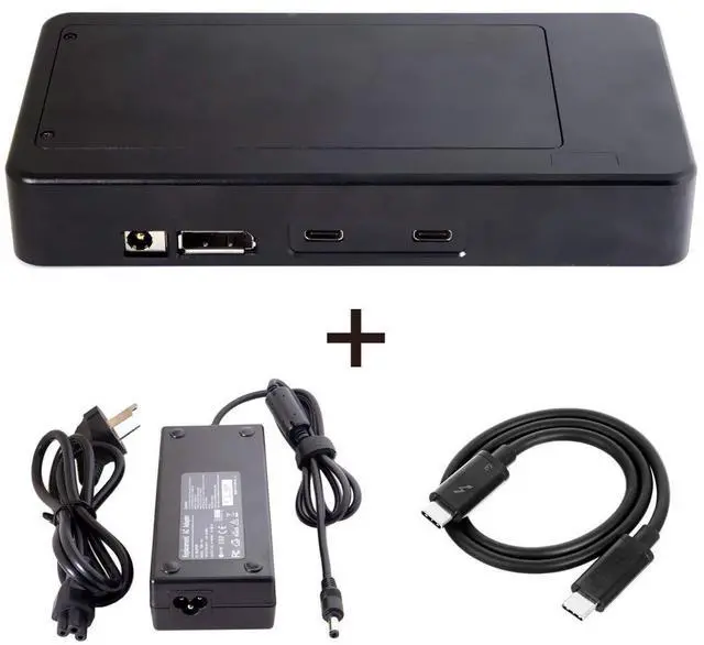 Alt view image 5 of 5 - Cablecc USB4 USB4.0 to Dual NVME AHCI NGFF M-Key SSD Raid Docking & Displayport Cartridge Adapter