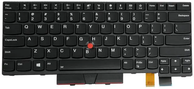 Main image of Replacement Keyboard for Thinkpad T470 T480 A475 A485, US Layout Laptop Keyboard Backlight