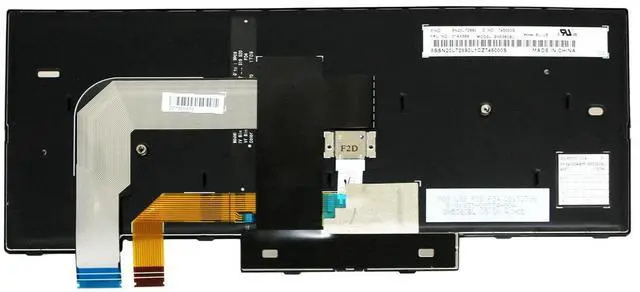 Alt view image 2 of 3 - Replacement Keyboard for Thinkpad T470 T480 A475 A485, US Layout Laptop Keyboard Backlight