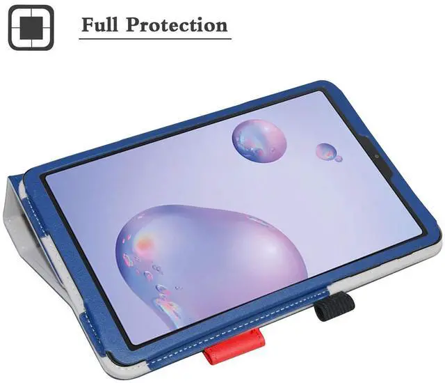 Alt view image 3 of 5 - Bige for Galaxy Tab A 8.4 2020 Keyboard Case,PU Leather Cover with Romovable Keyboard for Samsung Galaxy Tab A 8.4 2020 Model SM-T307 (Verizon/T-Mobile/Sprint/AT&T) Tablet,Blue