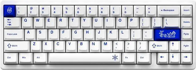 Main image of BOYI Lucky65 V2 Aluminum CNC Quick Release Mechanical Keyboard,QMK/VIA Programmable BT5.0/2.4G/Type-C Tri-Mode Wireless RGB Gasket Mounted Customized NKRO Gaming Keyboard for PC/Tablet(White)