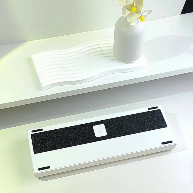 Alt view image 3 of 5 - BOYI Lucky65 V2 Aluminum CNC Quick Release Mechanical Keyboard,QMK/VIA Programmable BT5.0/2.4G/Type-C Tri-Mode Wireless RGB Gasket Mounted Customized NKRO Gaming Keyboard for PC/Tablet(White)