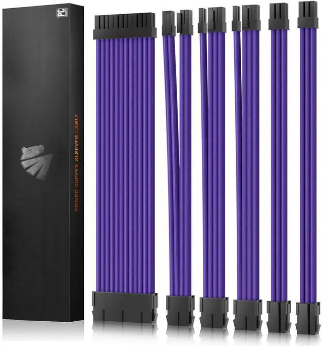 Main image of ASIAHORSE 16AWG PSU Cable Extension Power Cords, Customized Power Supply Mod Sleeve Extension Cable, ATX/EPS/8-pin PCI-E/6-pin PCI-E for PSU Cable