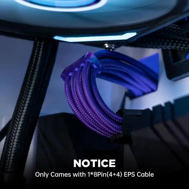 Alt view image 4 of 5 - ASIAHORSE 16AWG PSU Cable Extension Power Cords, Customized Power Supply Mod Sleeve Extension Cable, ATX/EPS/8-pin PCI-E/6-pin PCI-E for PSU Cable