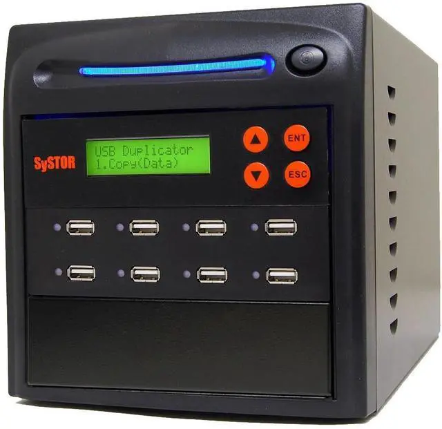 Main image of Systor 1 to 7 USB Duplicator & Sanitizer 2GB/Min - Standalone Multiple Flash Memory Copier & Storage Drive Eraser, Copy Speeds Up to 33MB/Sec (SYS-USBD-7)