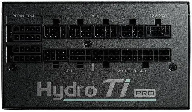Alt view image 4 of 5 - FSP Hydro Ti PRO 1000W Power Supply, 80 Plus Titanium, ATX3.1/PCIe 5.1, Full Modular (HTI-1000M-GEN5)