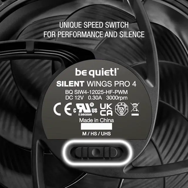 Alt view image 5 of 5 - be quiet! Silent Wings Pro 4 120mm PWM 3000 RPM Premium Low Noise Cooling Fan | 4-Pin | BL098