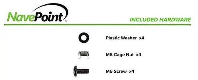 Alt view image 5 of 5 - Navepoint 1U Rack Mount Cable Management Panel with Tidy Brush Slot for Cable Entry for 19-Inch Rack Or Cabinet Black