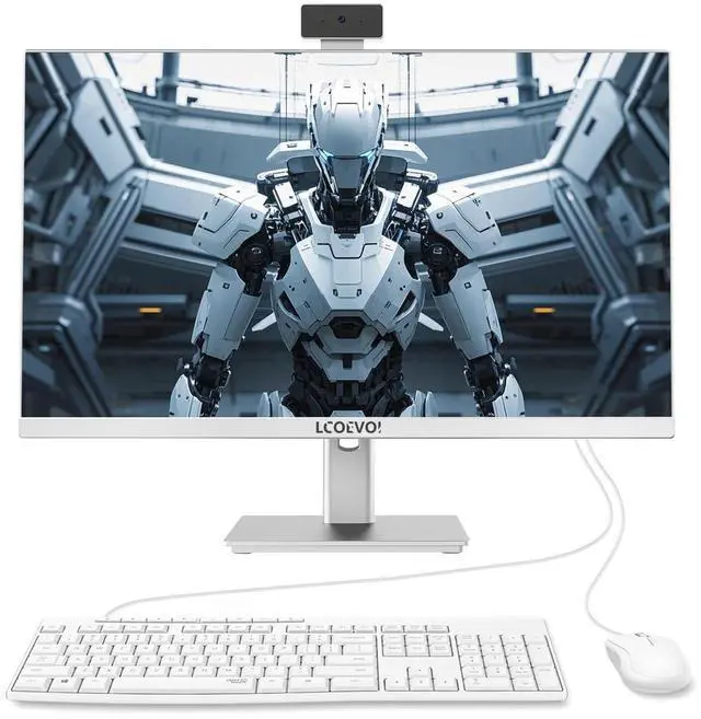 Main image of LCOEVOI All-in-one Desktop Computer PC, 24" FHD Display AMD R7 Quad Core 16G RAM 512G SSD ROM, Liftable Arm Rotatable Monitor WiFi Bluetooth Connection PC Desktop for Home Study Office Gaming