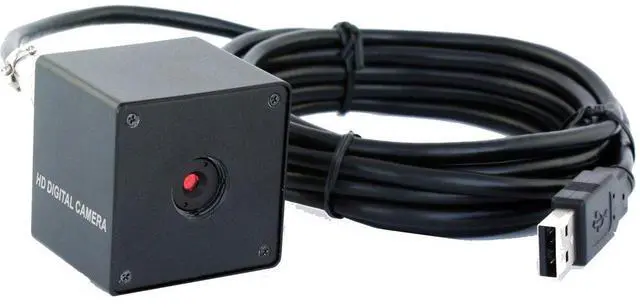 Main image of ELP Black Mini Box 5megapixel 30degree PC USB Camera with OV5640 Image Sensor for Laptop Computer Mini UVC USB2.0 Video Webcam Industrial Lightburn Camera for Windows, Linux, Mac, Raspberry Pi