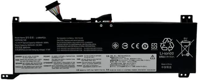 Alt view image 2 of 5 - Yafda L19M4PC0 Laptop Battery Replacement for Lenovo Legion 5P-15IMH05 Legion 5-15IMH05 5-15ARH05 Series 5B10W86196 L19C4PC0 5B10W86195 L19M4PC1 5B10W86192 L19C4PC1 5B10W86194