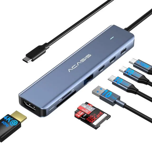 Main image of ACASIS 40Gbps M.2 NVMe SSD Enclosure&USB C Hub to HDMI,10Gbps