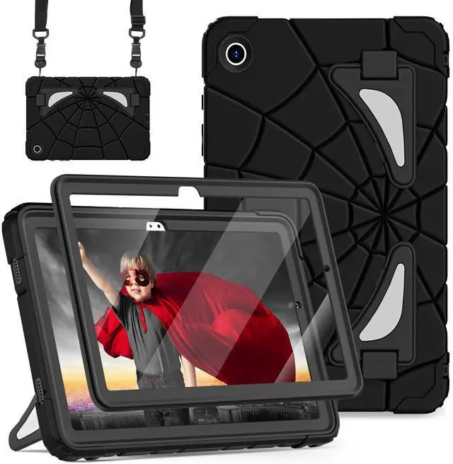 Main image of Auizotl Case for Galaxy Tab A9 Plus Samsung Galaxy Tab A9 Plus 11 inch Case 2023 Samsung Tablet with Screen Protector Stand Thickned Cornor Protection Samsung Tab A9+ Cover, Black Black