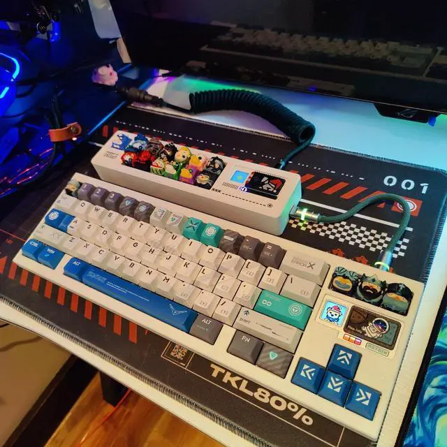 Alt view image 2 of 5 - daixiahu Keycaps - Mecha Theme, Cherry Profile, 145 Keys, PBT Material, Opaque