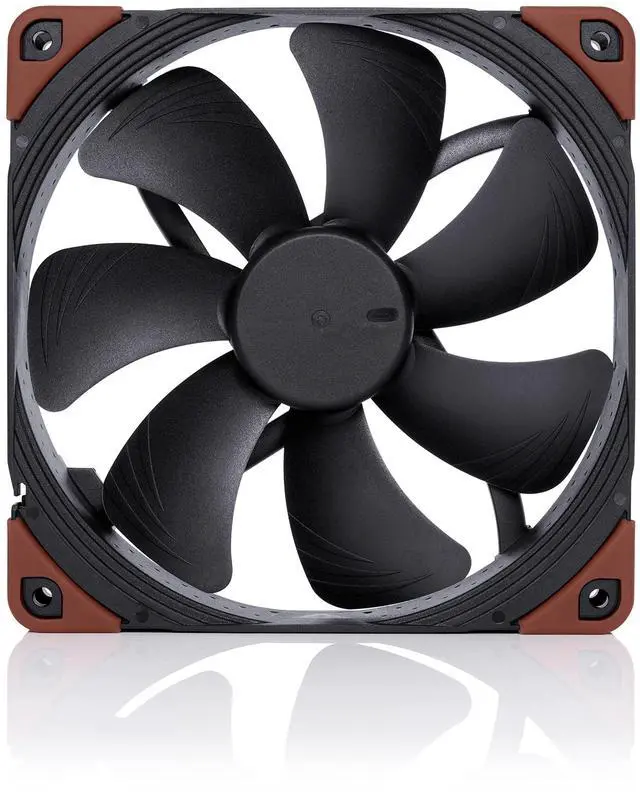 Alt view image 3 of 5 - Noctua NF-A14 iPPC-24V-2000 SP IP67 PWM, Heavy Duty Cooling Fan, 4-Pin, 2000 RPM, 24V Version (140mm, Black)