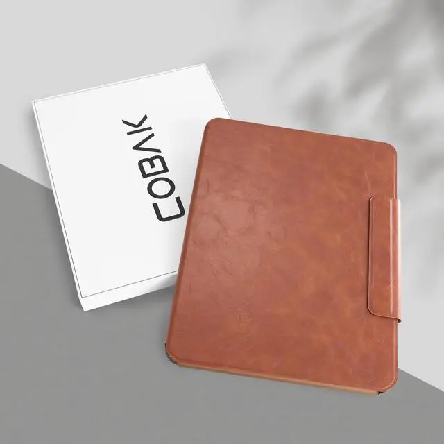 Alt view image 3 of 5 - CoBak Magnetic Case with Stand for iPad Pro 11 Inch (M4) 2024, Multiple Viewing Angles, Smart Auto Sleep/Wake Cover with Corner Protection with Apple Pencil Holder Strap, Vintage Brown