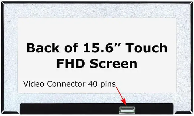 Alt view image 2 of 5 - SCREENARAMA New Screen Replacement for DP/N 0XV6R6 Dell XV6R6 NV156FHM-T0C (FHD 40pin Touch IPS) LCD LED Display with Tools and Tape
