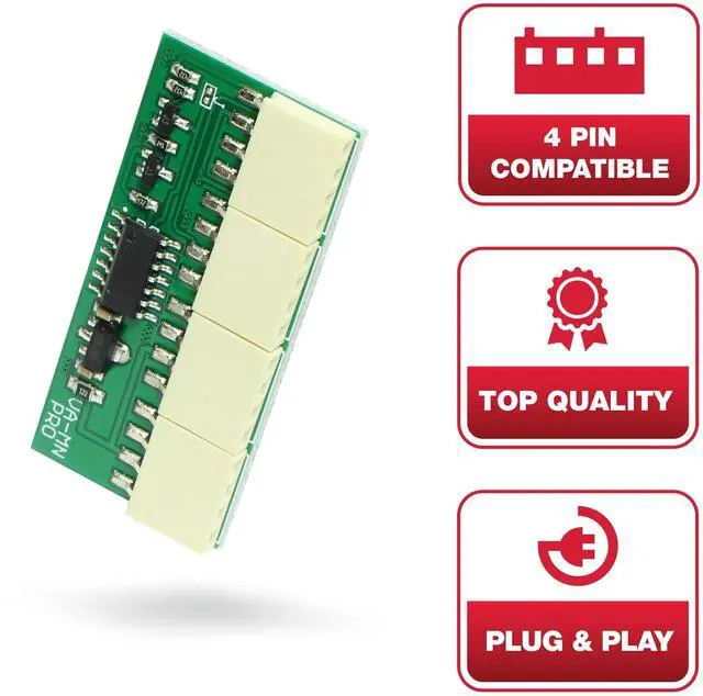 Alt view image 2 of 5 - BUYMINERS.CA Cooling Fan Simulator (2nd Generation) - Plug & Play 4 Pin Fan Spoofer for Bitmain Antminer S19 and More (5 Pack)