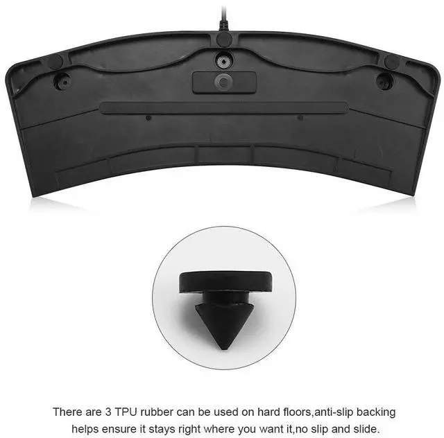 Alt view image 4 of 5 - iKKEGOL Upgraded USB Triple Foot Pedal Switch Control 3 Three Key Footswitch Program Customized Computer Keyboard Mouse Game Action HID