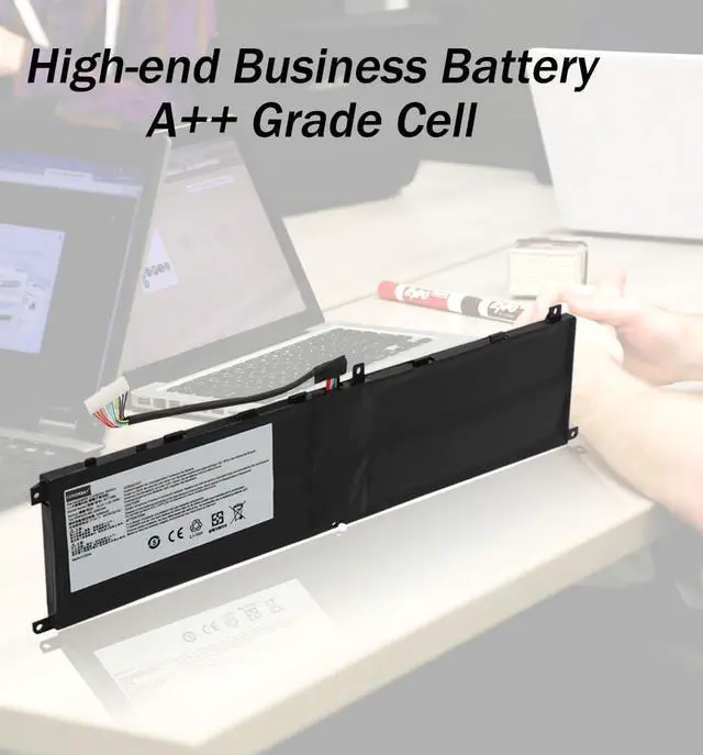 Alt view image 5 of 5 - BTY-M6L Laptop Battery Replacement for MSI GS65 Stealth Thin 8SE 8SF 8SG 8RF 9SE 9SF 9SG PS63 GS60 6QE-054US series for MSI P65 Creator 8RD-021 8SF 9SE series for MSI P75 Creator 9SC 15.2V/80.25Wh